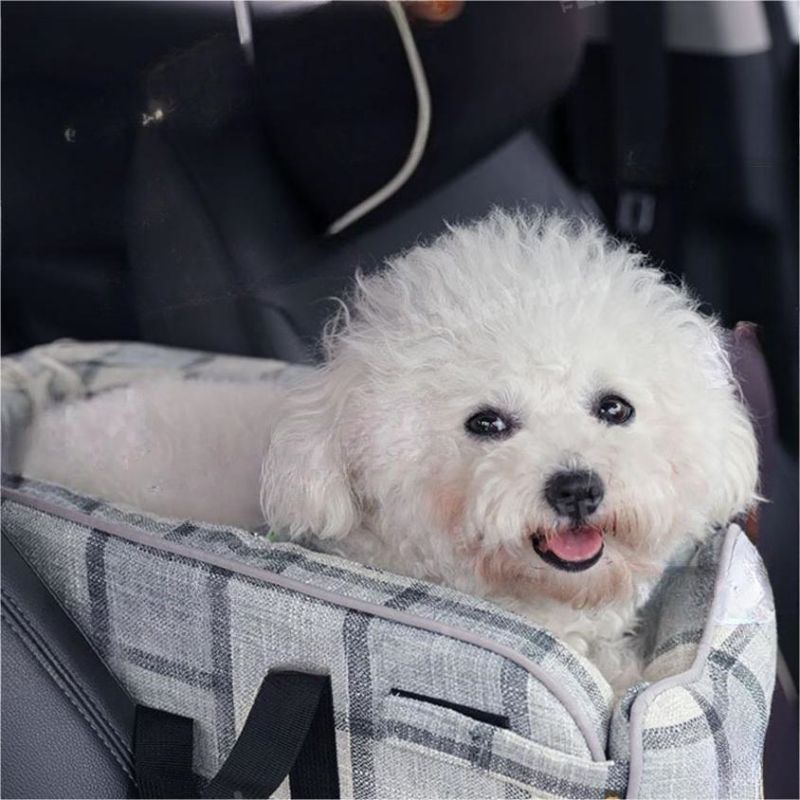 Pet Car Seat Anjing Kucing Pet Booster Seat Portable Dog Bed Central Control Car Safety Pet Seat