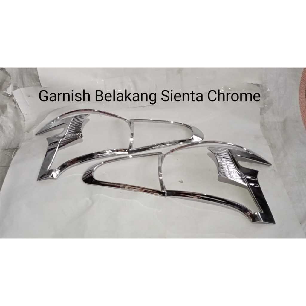Garnish List Lampu depan Toyota sienta cover garnish Lis lampu belakang mobil Sienta Paketan garnish