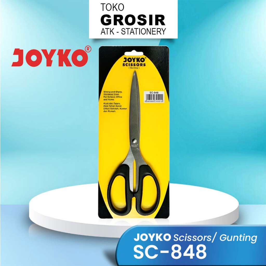 

GUNTING JOYKO SC-848/ JOYKO SCISSORS SC-848/ GUNTING JOYKO BAHAN BAJA TAHAN KARAT/STAINLESS STEEL