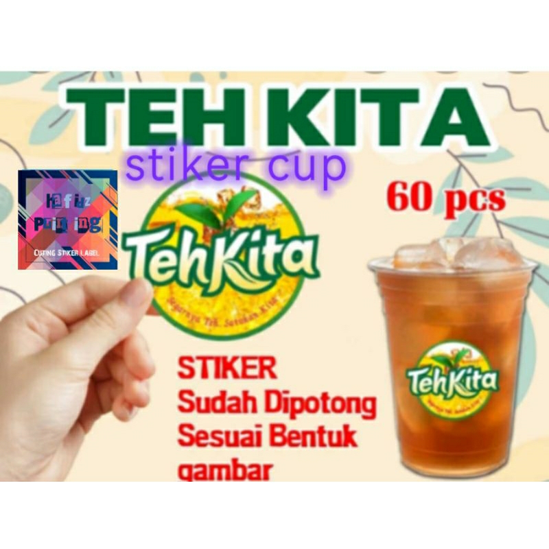 

Stiker Cuting Es Teh Kita bisa COD isi 50pcs