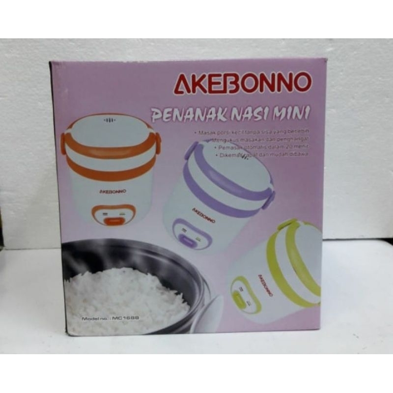 AKEBONNO RICE COOKER MC 1688 / MAGIC COM MINI / PENANAK NASI 0,3 LITER /  MC 1688