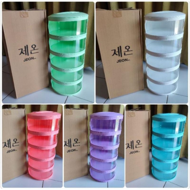 Tudung Saji 5 Susun | Rak Makanan Susun | Tempat Penyimpanan Makanan | Tudung Saji Jeon