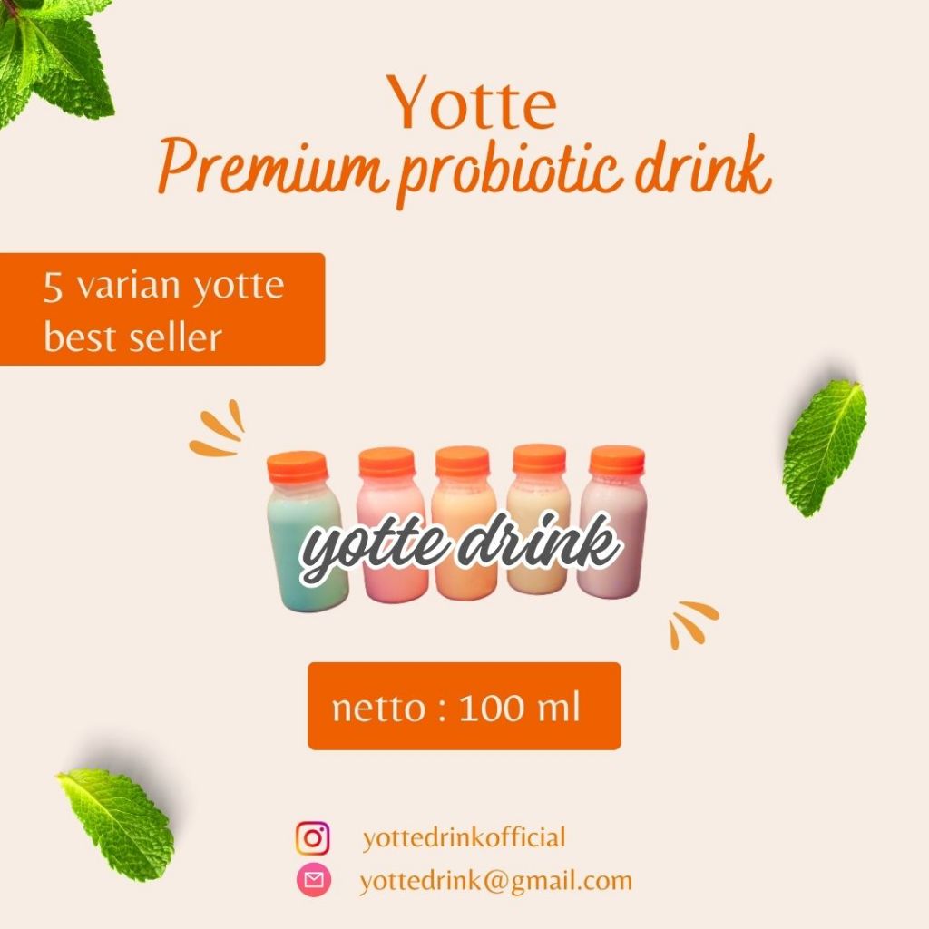 

Yotte drink 100ml premium probiotic drink all varian