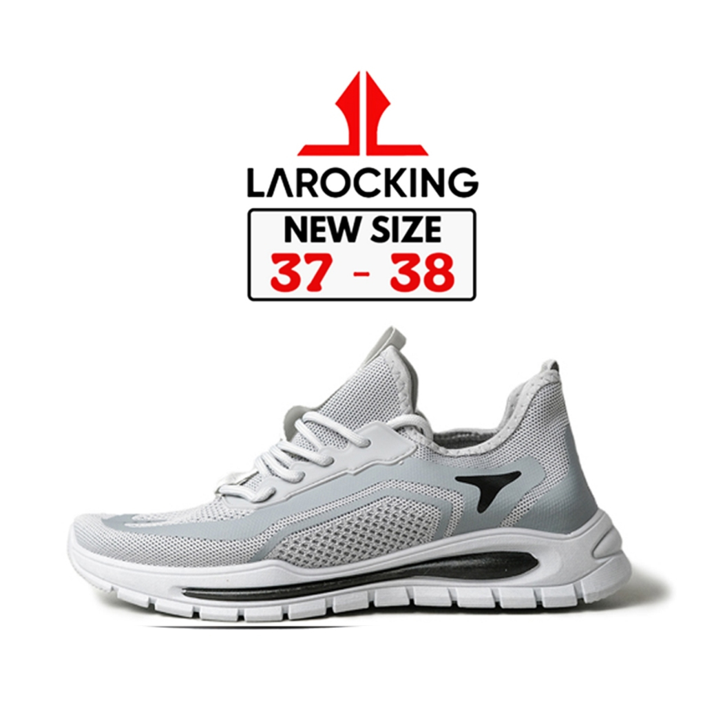 	 Larocking - Eclipse Abu | Sepatu Sneakers Running Gym Shoes	