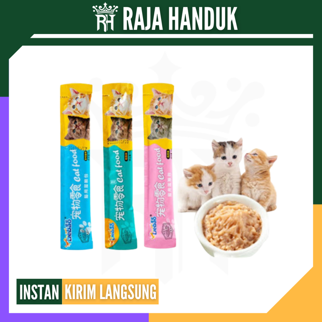 RH GROSIR: Liebao Creamy Treats Snack Kucing