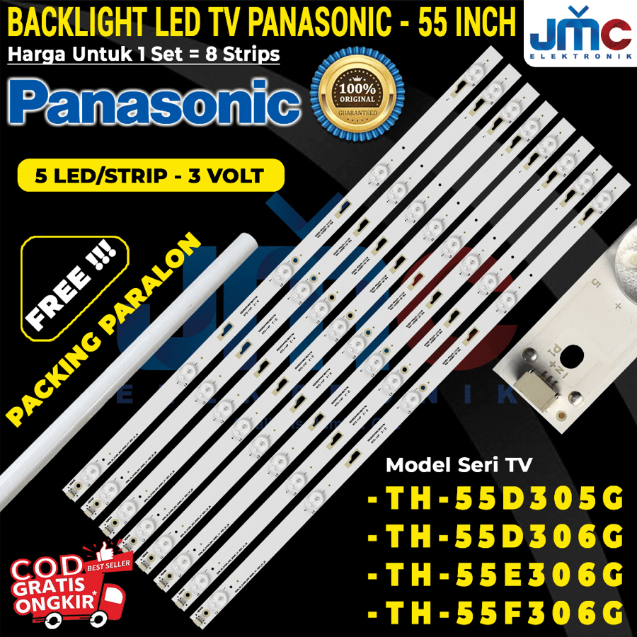 BACKLIGHT TV LED PANASONIC 55 INCH TH55D305G TH55D306G TH55E306G TH55F306G 55D305G 55D306G 55F306G 5