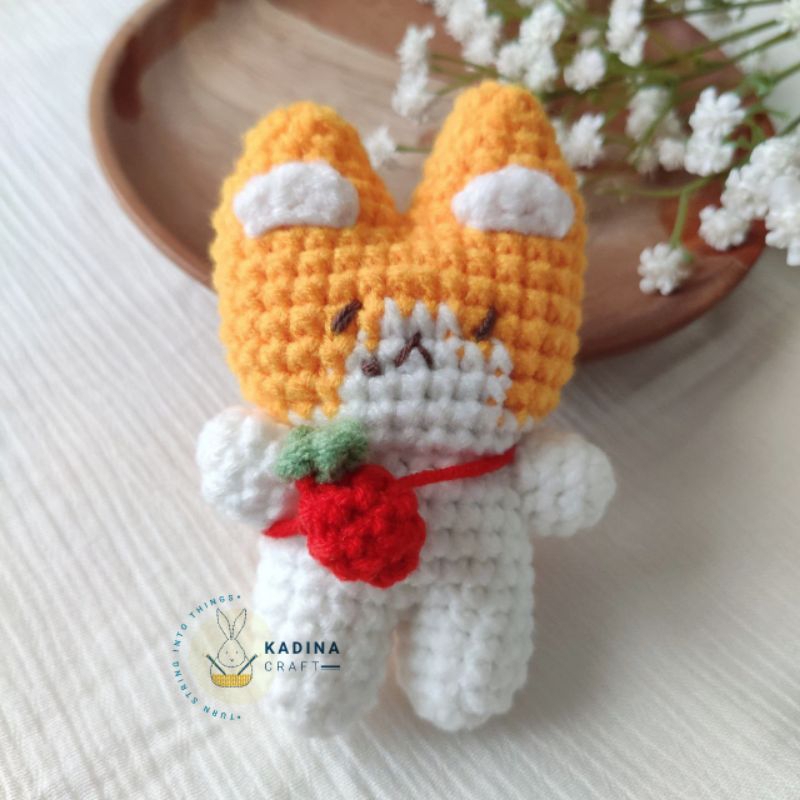 [Ready-Stock] Teolaegi Keychain - Boneka Rajut - Crochet | Kadinacraft