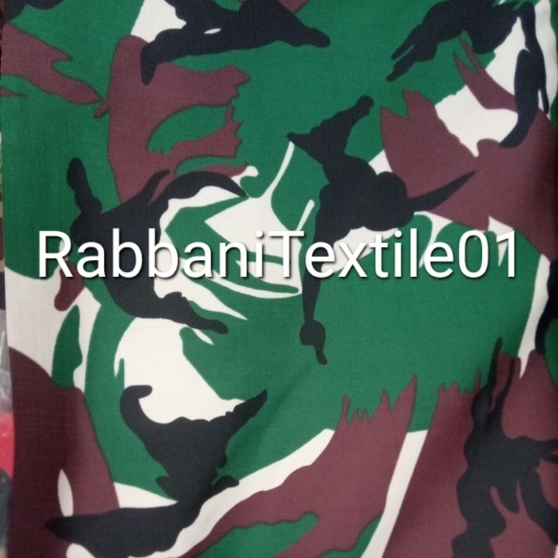 bahan kain loreng balotelli anti air Malvinas seragam TNI AD Cerah