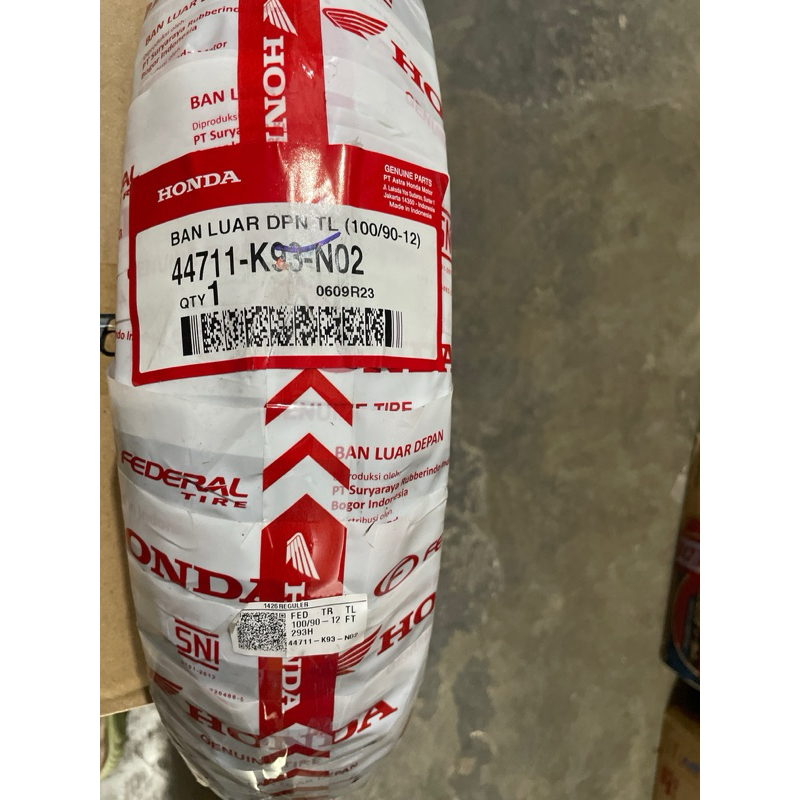 Ban luar Tubles scoopy new 100/90-12 Tubles AHM