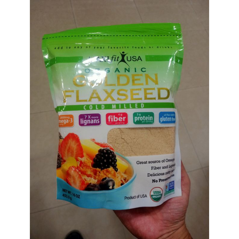 

Maxifit usa organic flaxseed golden