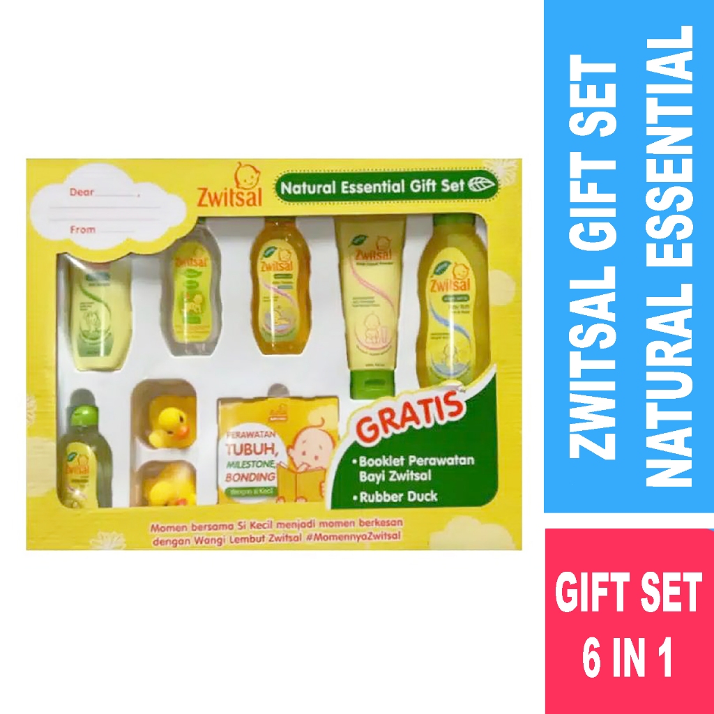 Zwitsal Essential Baby Gift Set Hampers Bayi Zwitsal Natural Paket Perlengkapan Bayi / Kado Hadiah P