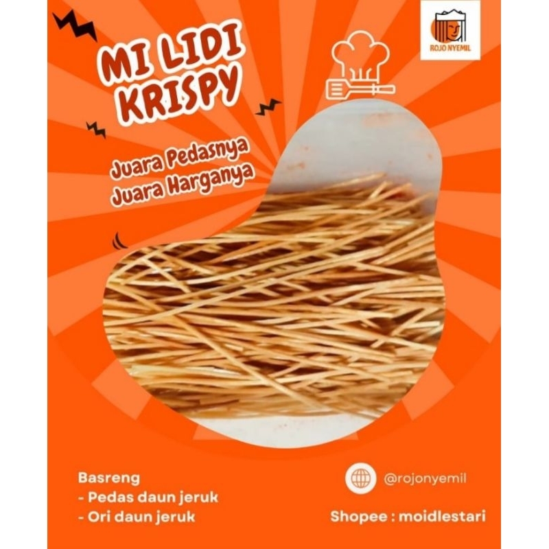 

MI LIDI KRISPI PEDAS BALADO 70 - 100 gr / BISA COD