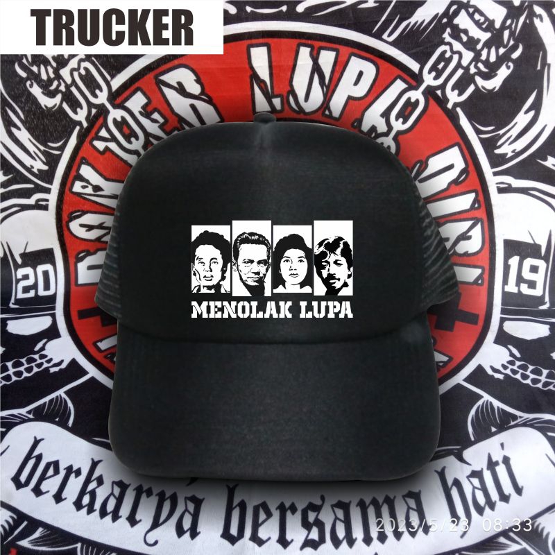TOPI TRUCKER WIJI TUKUL,topi TRUCKER menolak lupa,topi TRUCKER slank,topi TRUCKER iwan fals,topi TRU