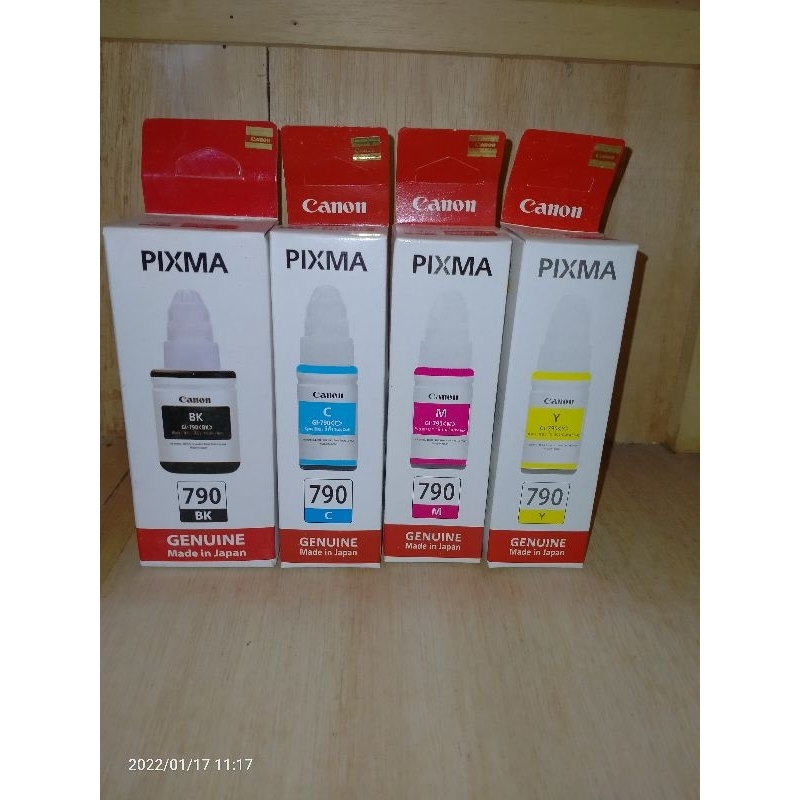 tinta printer pixma 790 warna lengkap canon