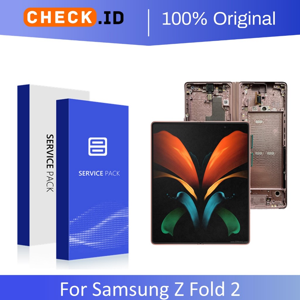 [ CHECK.ID ] LCD + FRAME SAMSUNG Z FOLD 2 SM-F916 ORIGINAL
