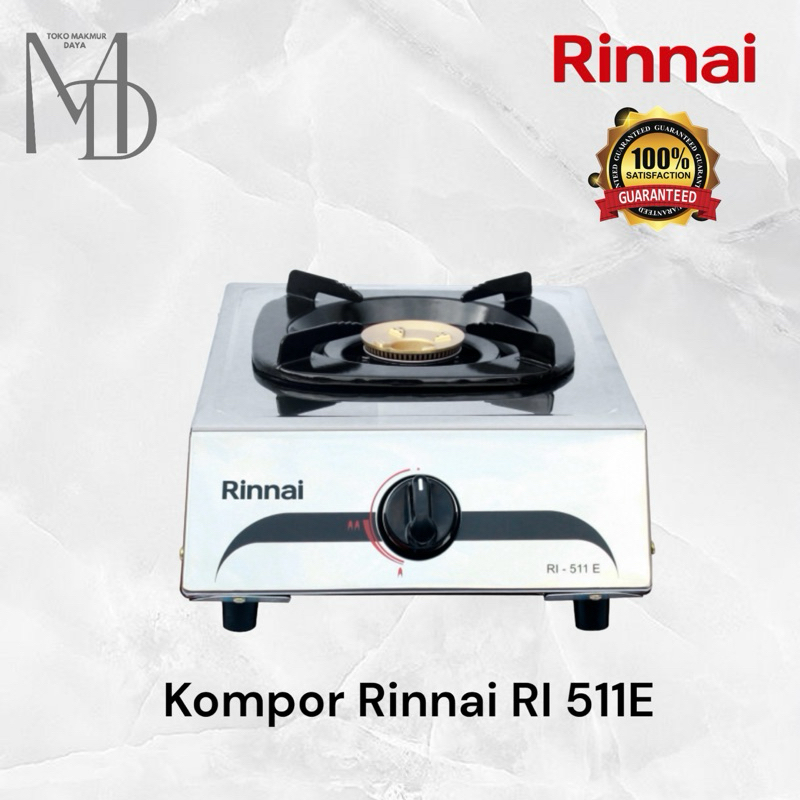 Kompor Rinnai 1 Tungku RI 511 E / RI511E / 511 ORIGINAL RI-511E
