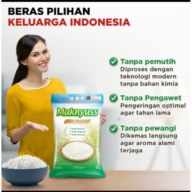 

Beras Maknyus Premium 5kg