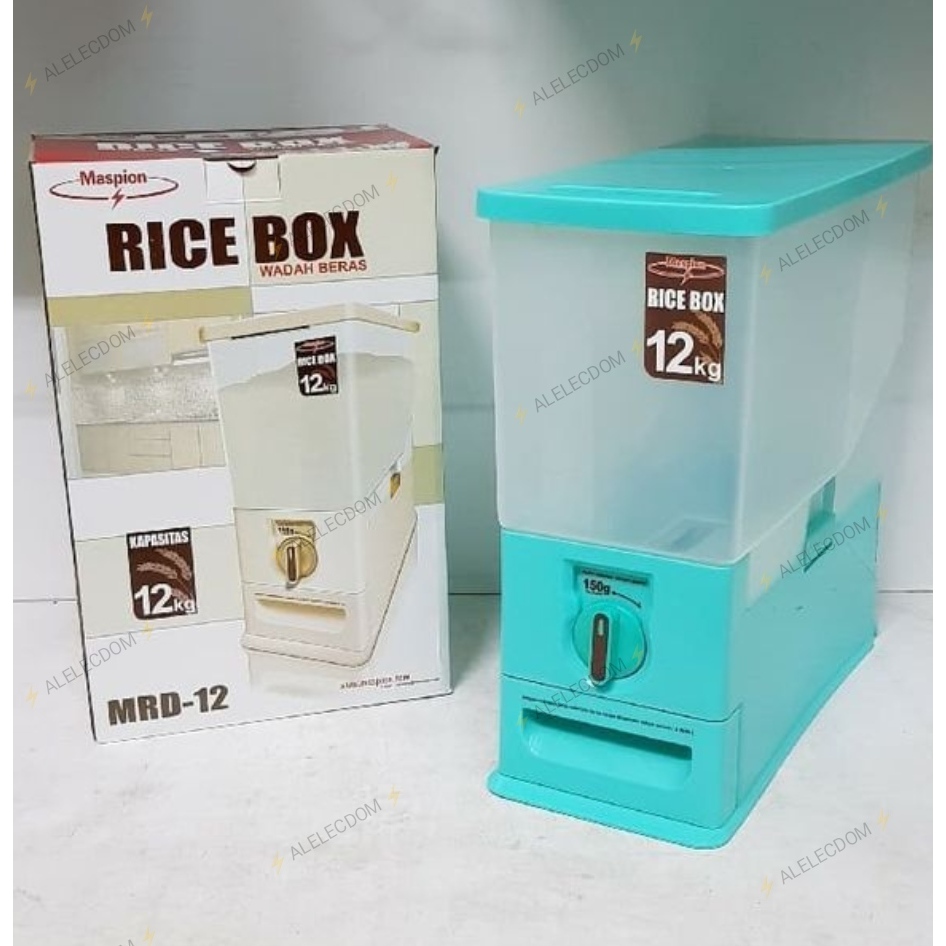 Maspion Rice Box 12kg / Tempat Penyimpanan Beras Maspion