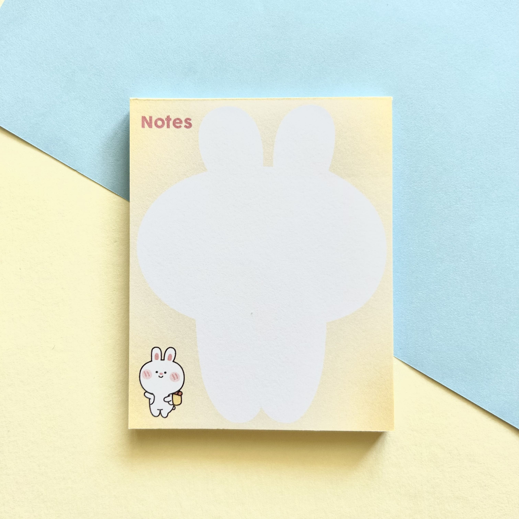 

HOUI - Memopad Lucu Cute Colorful // Bunny Notes Yellow 8x10 cm