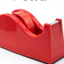 Tape Dispenser Alat Potong Isolasi 1 inch Tempat Solatip Duduk Besar