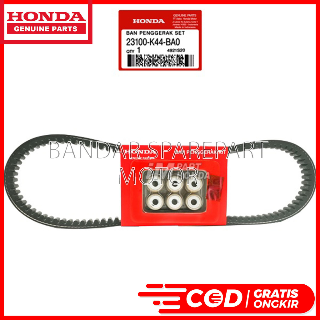 VANBELT ASSY BEAT POP ECO STREET VARIO 110 FI ESP STATER HALUS K44