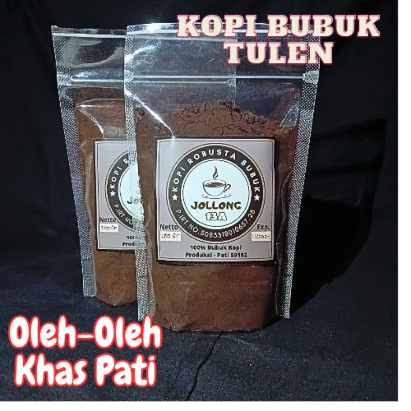 

kopi jolong bubuk kopi bubuk jollong kopi tubruk asli pati bisa untuk lelet, bisa cod