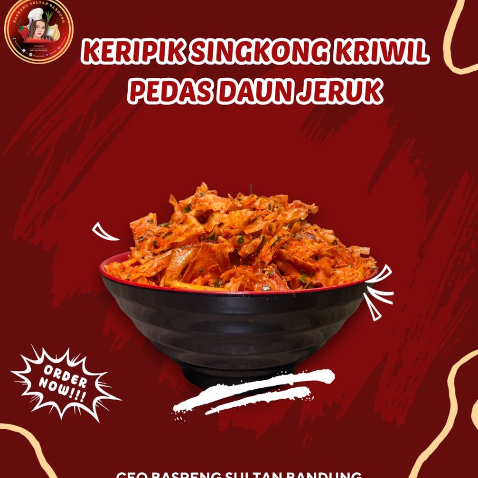 

[KODE 706YI] 500gr - Keripik Singkong Kriwil Sultan Bandung