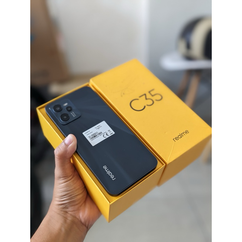 Realme C35 4/128 bekas second berkualitas