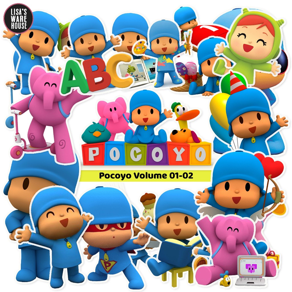 

Sticker Pocoyo Volume 01-02