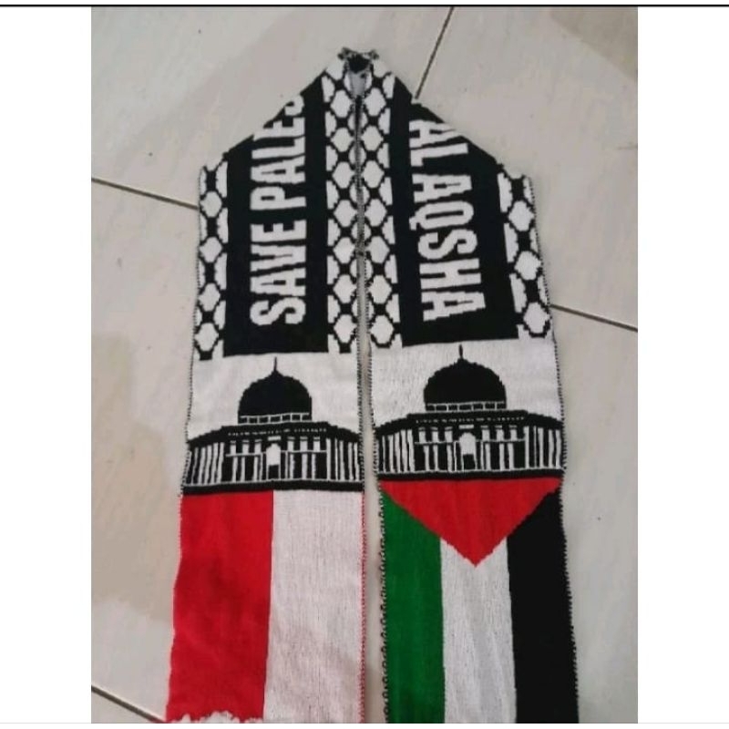 Syal Palestina Syal Rajut Komputer Motip Palestina Indonesia