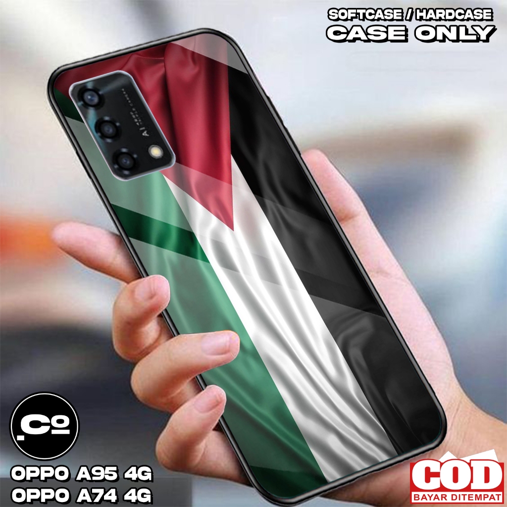 Case OPPO A95 4G / OPPO A74 4G - Casing OPPO A95 4G / OPPO A74 4G  [ Free Palestine ] Silikon OPPO A