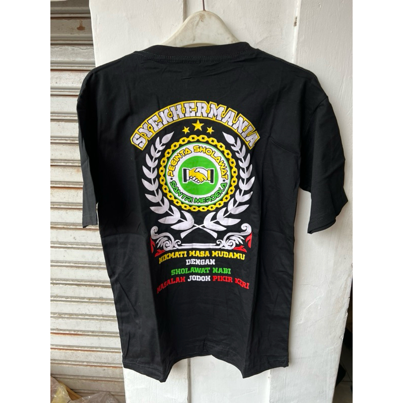 KAOS BAJU SYEKHERMANIA SANTRI SHOLAWAT