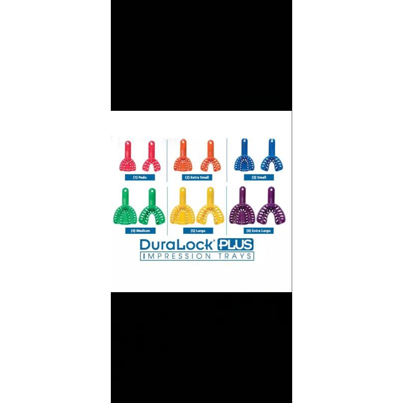 Duralock sendok cetak dental ecer