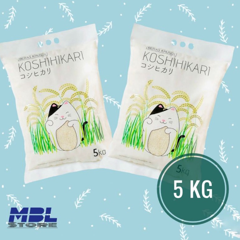 

[✳F52>] Koshihikari Beras Jepang 5 kg / Beras Japonica 5kg Harga mantul
