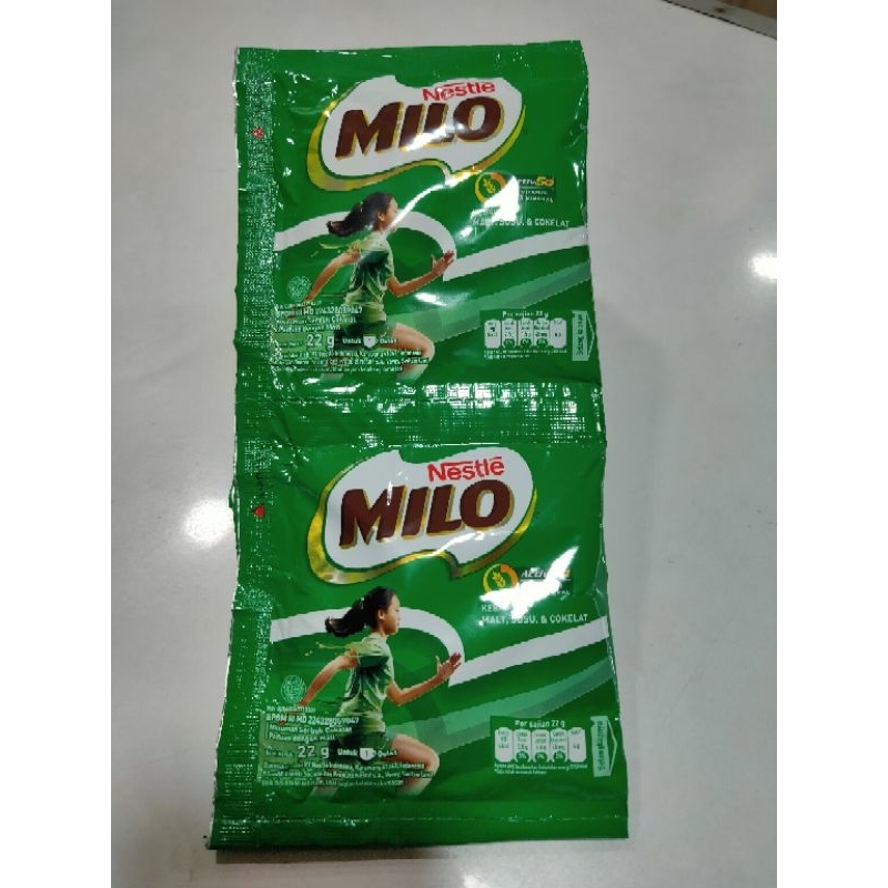 

Milo ACTIV-GO 22g 1 renceng isi 10 sachet