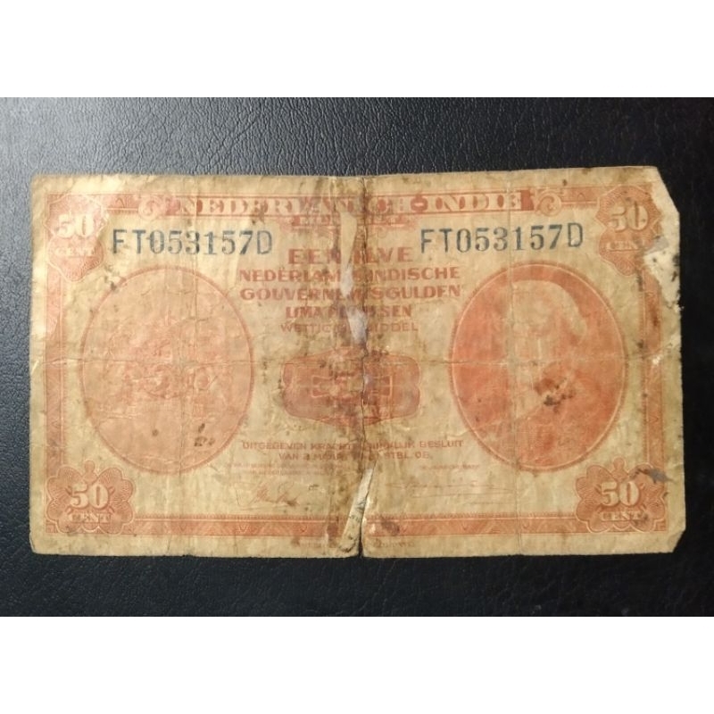 uang kuno 50 cent nica sh-6