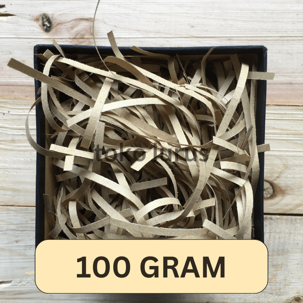 

Shredded Paper Coklat Samson Strip Cut 100 Gram cocok untuk Kado Hampers