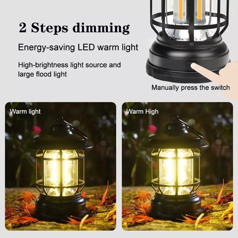 Lampu Lentera LED / Canping Lamp 3 COB Lampu Tenda Camping Tent LED Emergency