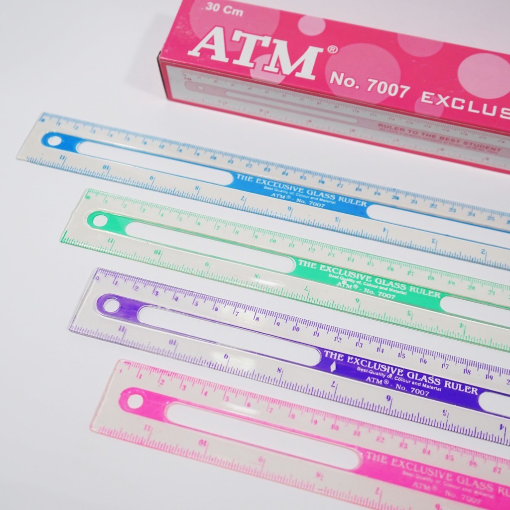 

Penggaris ATM Plastik 30 cm / ROL ALAT UKUR PLASTIK MURAH
