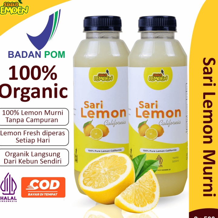 

[KODE PYKV9] 1 Liter Fresh Sari Lemon Murni Jus Untuk Diet Pelangsing Badan Detox Alami Dengan Bahan Lemon California by Suur Lemoen