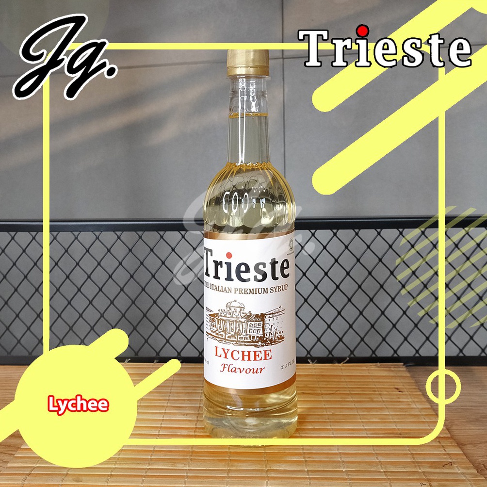 

SJ40 Trieste Syrup Lychee 650 ml - Trieste Sirup Leci 53