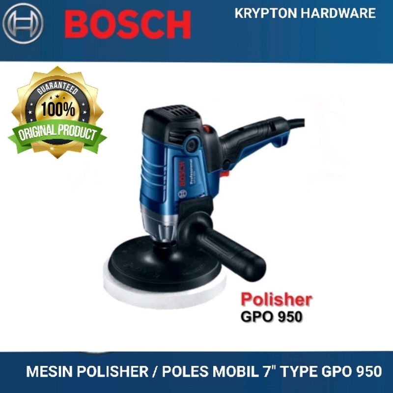 BOSCH mesin polisher / poles mobil 7" type GPO-950