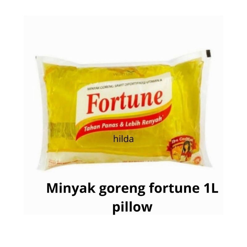 

MINYAK GORENG FORTUNE REFILL 1L PILLOW