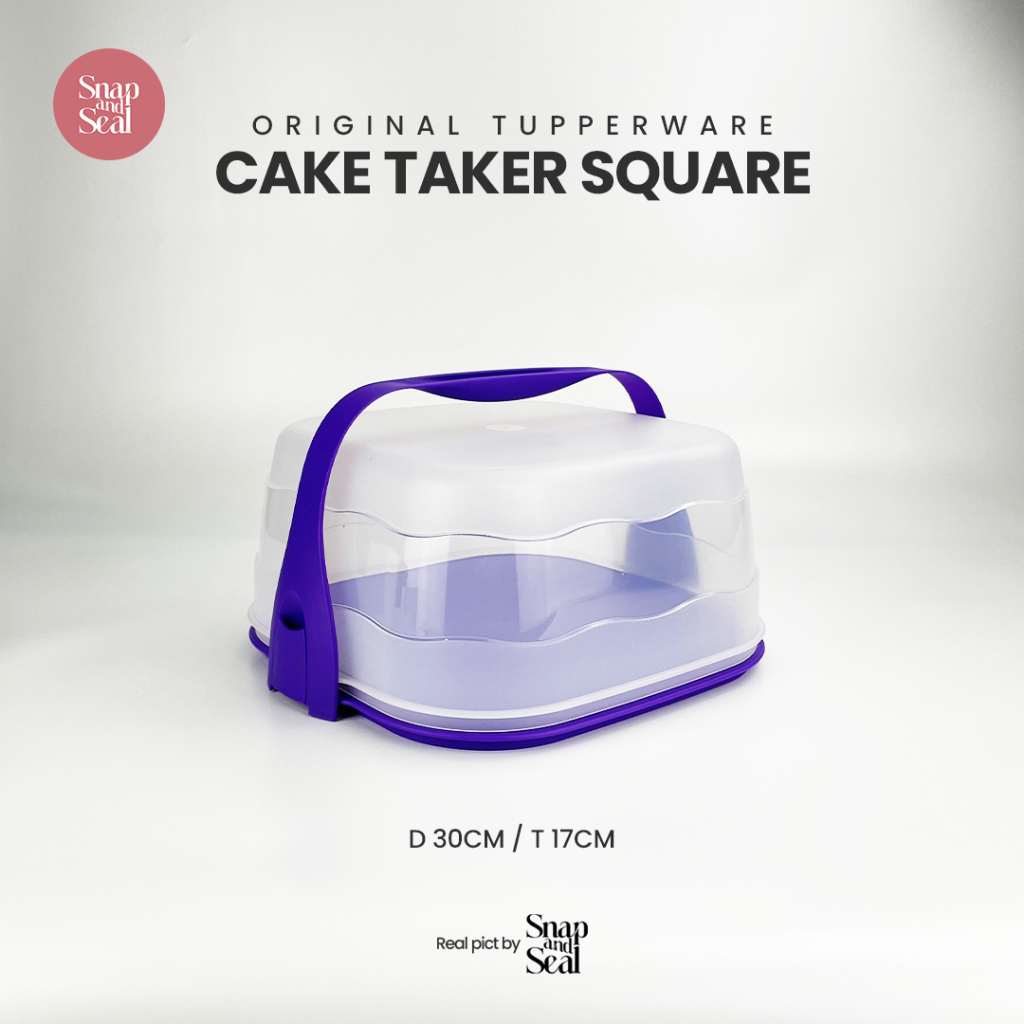 TUPPERWARE ORI - CAKE TAKER  SQUARE