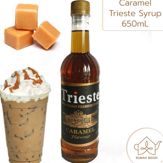 

[KODE JKZSK] 650mL Sirup Caramel Trieste - Caramel Italian Syrup - Karamel