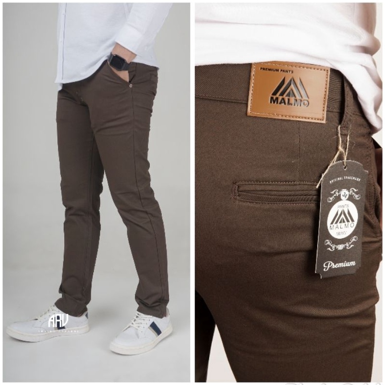 Terbaik MALMO CELANA CHINOS PANJANG PRIA BIG SIZE JUMBO 36-45 CHINO ORIGINAL 