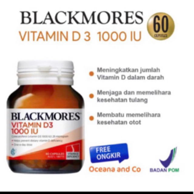 Blackmores Vitamin D3 1000 IU