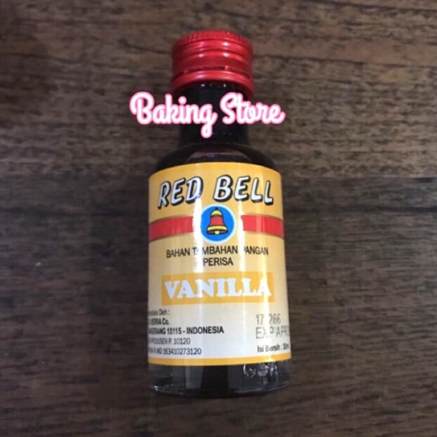 

✧ Vanilla Essence Red Bell 30ml !! vj0l0