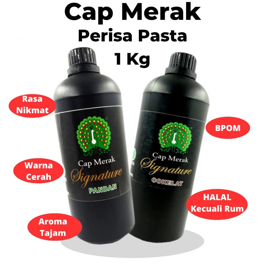 

45 PERISA MAKANAN PASTA / PERISA PASTA / PASTA MAKANAN CAP MERAK SIGNATURE 1 KG 98