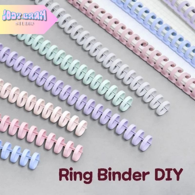 

[Jody.gram] Ring DIY binder plastik transparant